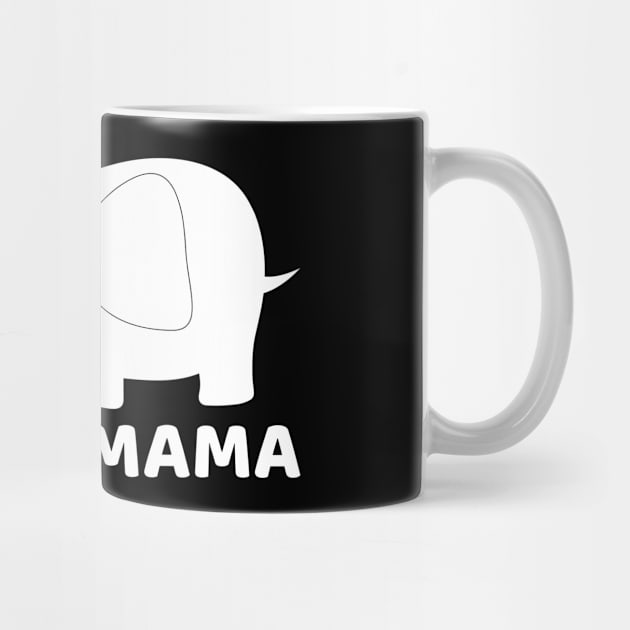 Proud Mama LGBTQ Pride Elephant Mom & Kid by JaiStore